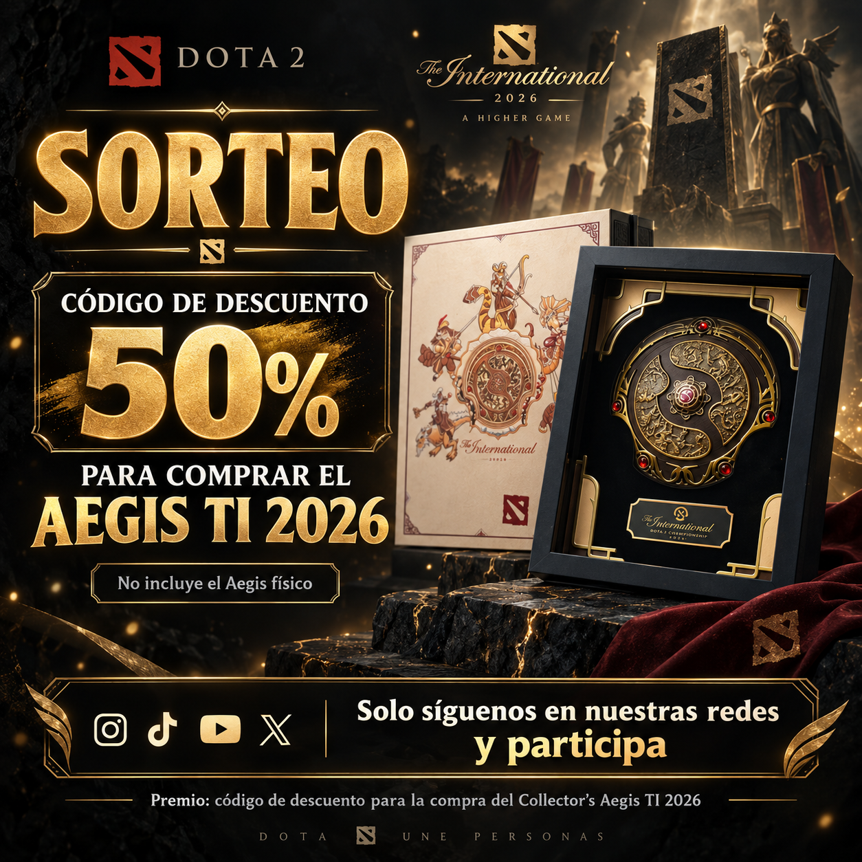 Código de descuento 50% para comprar el Aegis TI 2026